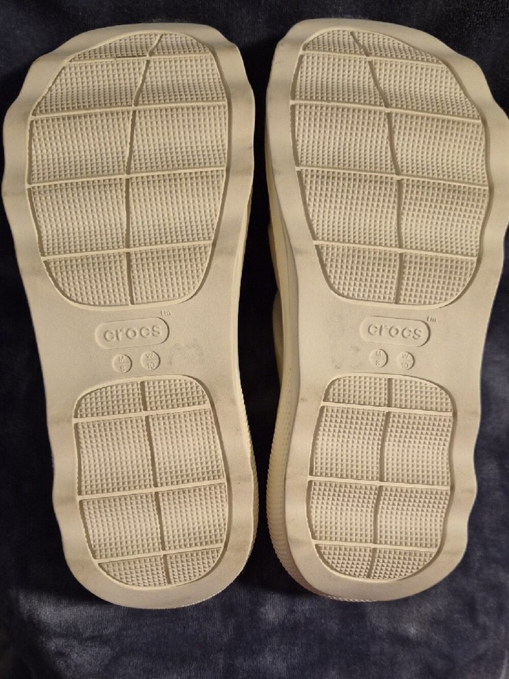 Crocs Womans Mega Crush Triple Strap Chalk White - Picture 7 of 8